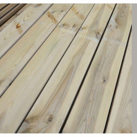 Deska tarasowa impregnowana, ryflowana 240x14x4cm, GRUBA , na pomost