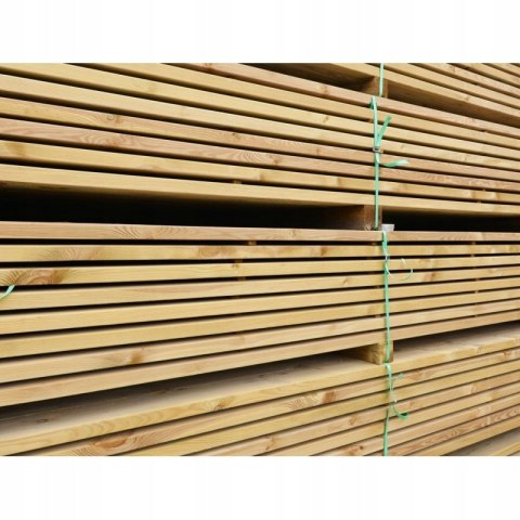 Deska tarasowa impregnowana, ryflowana 240x14x4cm, GRUBA , na pomost