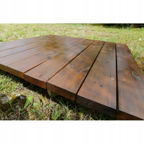 Deska tarasowa impregnowana, ryflowana 240x14x4cm, GRUBA , na pomost