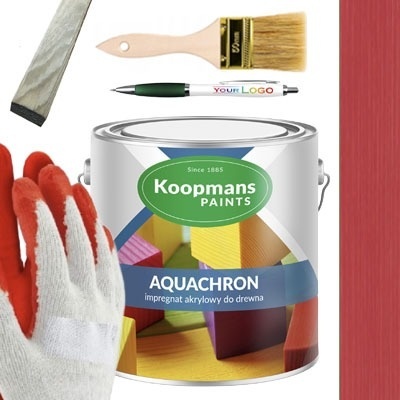 Impregnat do drewna bezpieczny dla dzieci Aquachron CZERWONY Koopmans