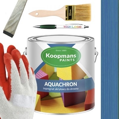 Impregnat do drewna bezpieczny dla dzieci Aquachron NIEBIESKI Koopmans