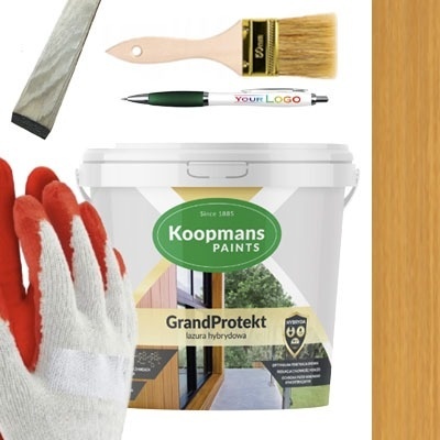 Impregnat do drewna GRANDPROTEKT Lazura 902 3L Piasek Sahary+GRATISY
