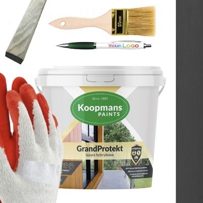 Impregnat do drewna GRANDPROTEKT Lazura 918 3L Grand Antracyt+ Gratisy