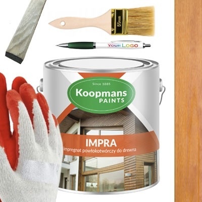 Impregnat do drewna IMPRA Koopmans 107 2,5L ZŁOTY KASZTAN + GRATISY