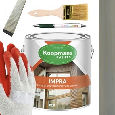 Impregnat do drewna IMPRA Koopmans 229 2,5L GRAFIT + GRATISY