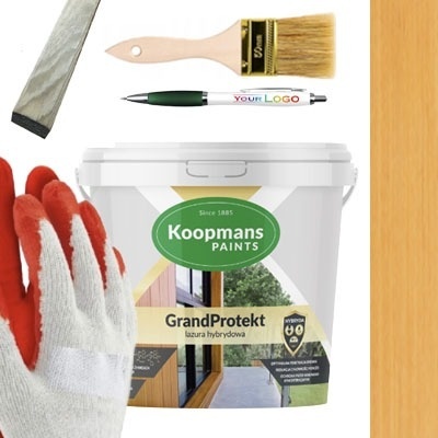 Impregnat do drewna GRANDPROTEKT Lazura 901 3L Sosna limba + GRATISY