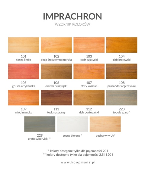 Impregnat do drewna IMPRACHRON Koopmans 228 5L SZARY + GRATISY