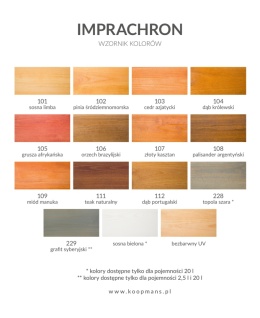 Impregnat do drewna IMPRACHRON Koopmans 229 5L GRAFIT + GRATISY