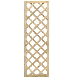 Kratownica ogrodowa diagonalna 60x180cm , impregnowana ziel.