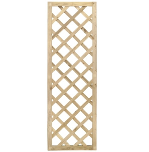 Kratownica ogrodowa diagonalna 60x180cm , impregnowana ziel.