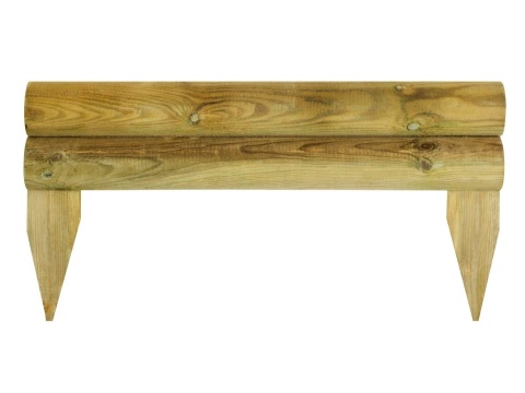 Mini płotek - palisada 60x30x7cm impr. ziel.