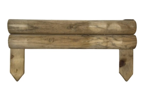 Mini płotek - palisada 60x30x7cm impr. ziel.