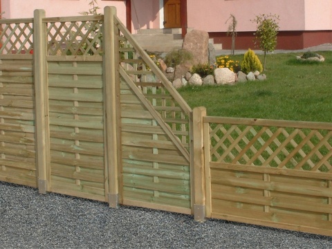 Ogrodzenie osłonowe PINUS el.brzeg. 90x180/90cm impr.