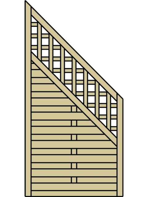 Ogrodzenie osłonowe PINUS el.brzeg. 90x180/90cm impr.