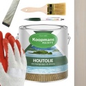 Olej do drewna HOUTOLIE Koopmans 020 2,5L SZARY SARDYŃSKI + GRATISY