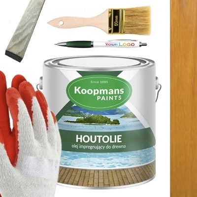 Olej do drewna HOUTOLIE Koopmans 104 5L DĄB KRÓLEWSKI + GRATISY
