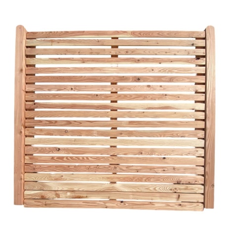 Płot lamelowy 180x180cm z modrzewia KL C