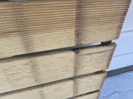 Podest tarasowy 50x50cm impr. ziel. KL C ryflowany