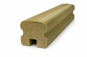 Poręcz balustradowa profilowana, frezowana hebl. impr. 200cm 6x6,5cm