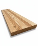 Deska tarasowa modrzew ryflowana, klasa A/B 100x14,5x2,7cm