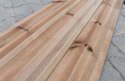 Deska tarasowa sosnowa 60x14,5x2,7cm ryfel drobny z przerwą BRĄZOWA