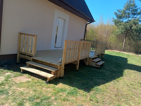 Taras do domku Holenderskiego 12m2 450x250x50cm