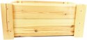 Donica drewniana SOLIDNA 64x36x28cm z grubej deski