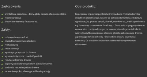 Impregnat IMPRA Koopmans 239 2,5l - czarny dąb Impregnat IMPRA Koopmans 239 2,5l - czarny dąb