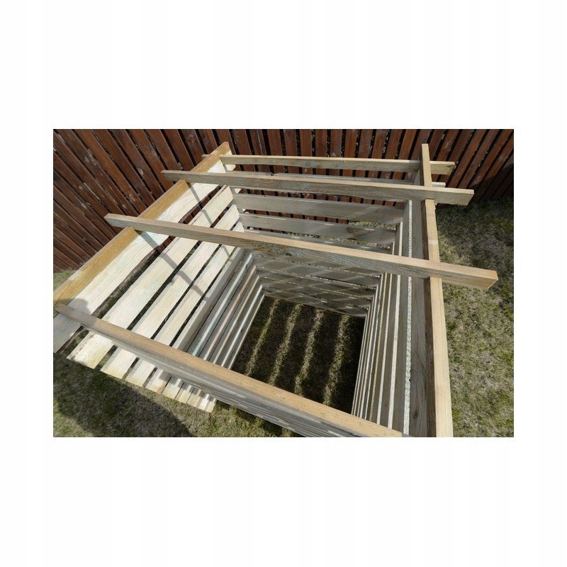 Kompostownik 100x100x140cm 1200L SZYBKI MONTAŻ Kompostownik 100x100x140cm 1200L SZYBKI MONTAŻ