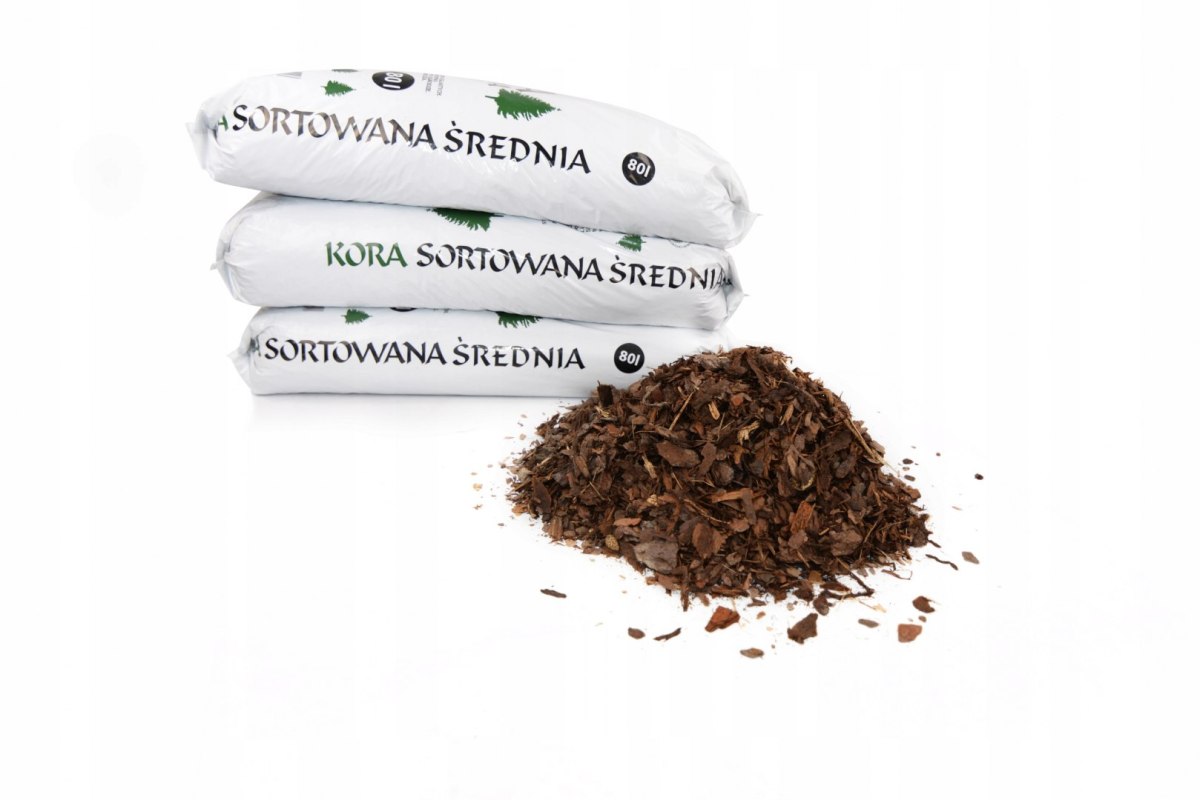 Kora sosnowa, sortowana, wysoka jakość 1000 LITRÓW Kora sosnowa, sortowana, wysoka jakość 1000 LITRÓW